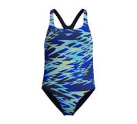 (9-10 Years, Peacoat) Speedo Girls Hyperboom Medalist Printed One Piece Swimsuit