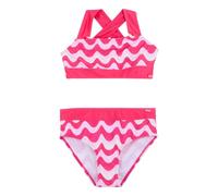 Regatta Girls Dakaria III Wavy Striped Bikini Set - Pop - Pop - 9-10 years