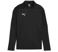 (9-10 Years, Puma Black) Puma Childrens/Kids Quarter Zip Training Fleece Top