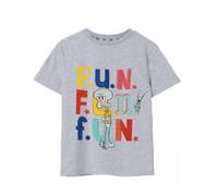 (9-10 Years) SpongeBob SquarePants Short Sleeved T-Shirt (Boys Grey)
