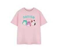 Squishmallows Girls Pink Squad Short Sleeved T-Shirt - 9-10 Years