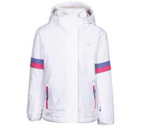 Trespass Girls Padded Ski Jacket Kharli - Waterproof Ski Jacket, Windproof Outdoor Winter Coat with Hood, Warm Jacket for Skiing Snowboarding Snowsports, Padded Snowproof Jacket White