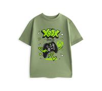 (9-10 Years) Xbox Short Sleeved T-Shirt (Boys Green)