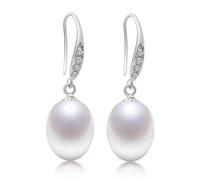 9-10mm Genuine Natural Freshwater Pearl S925 Retro Drop for Women Made in China