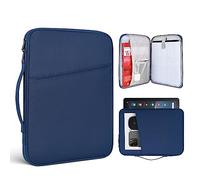 9-11 Inch Tablet Carrying Sleeve Case for Amazon Fire Max 11 2023/10.1" Fire HD 10 Plus Kids Pro,iPad 11th/Pro M4/Air M3 M2 11"/Samsung Galaxy Tab S8 S7 A8 11" 10.5" Protective Bag with Handle(Blue)