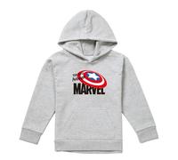 (9-11 Years, Athletic Heather) Captain America Childrens/Kids The First Avenger Heather Pull Over Hoodie