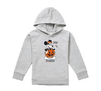 (9-11 Years, Athletic Heather) Disney Childrens/Kids Hello Pumpkin Mickey Mouse Heather Hoodie