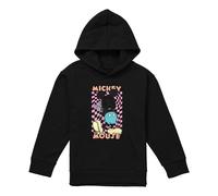 (9-11 Years, Athletic Heather) Disney Childrens/Kids Mickey Mouse Warp Check Heather Hoodie