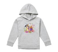 (9-11 Years, Athletic Heather) Disney Princess Childrens/Kids Snow White Pocahontas Sleeping Beauty Heather Hoodie