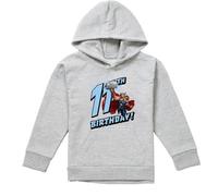 (9-11 Years, Athletic Heather) Marvel Childrens/Kids Thor Heather 11th Birthday Hoodie