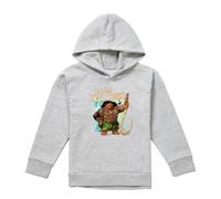 (9-11 Years, Athletic Heather) Moana Childrens/Kids You're Welcome Maui Hoodie