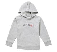 (9-11 Years, Athletic Heather) Star Wars Childrens/Kids Andor Logo Heather Hoodie