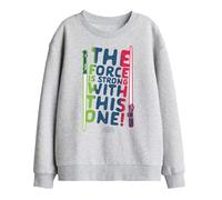 (9-11 Years, Athletic Heather) Star Wars Childrens/Kids The Force Is Strong Sweatshirt