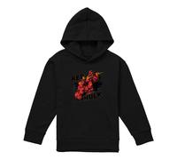 (9-11 Years, Black) Marvel Childrens/Kids Red Hulk Fire Pull Over Hoodie