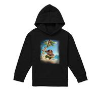 (9-11 Years, Black) Moana Childrens/Kids Poster Hoodie