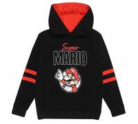 (9-11 Years, Black/Red) Super Mario Childrens/Kids Pose Hoodie