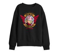(9-11 Years, Black) Star Wars Childrens/Kids Red Leader Sweatshirt