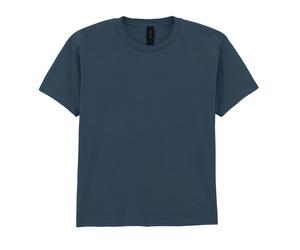 (9-11 Years, Dark Heather) Gildan Childrens/Kids Softstyle Plain T-Shirt