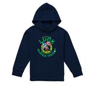 (9-11 Years, Navy) Captain America Childrens/Kids Lucky Super Hero Pull Over St Patricks Day Hoodie