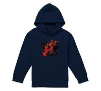 (9-11 Years, Navy) Marvel Childrens/Kids Red Hulk Fire Pull Over Hoodie