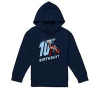 (9-11 Years, Navy) Marvel Childrens/Kids Thor 10th Birthday Hoodie