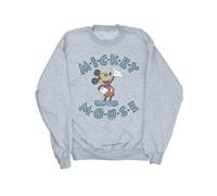 (9-11 Years, Sports Grey) Disney Girls Mickey Mouse Dash Sweatshirt