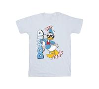 Disney Boys Donald Duck Cool T-Shirt - White - White - 9-11 Years