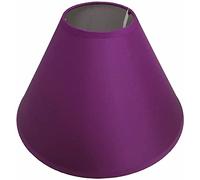9" 12" 14" Luxury Cotton Textured Hoom Fabric Coolie Light Shade Purpose Table Floor Ceiling Perfect Lighting Practical and Eye Caring Lampshade (9 Inch (23 cm), Aubergine)