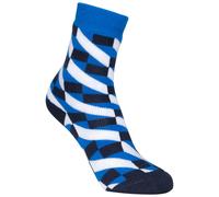 (9/12, Blue Geom / Blue Stripe) Trespass Unisex Kids 2 Pair Pack Socks - Frolic