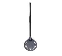 9~12-Inch Perforated Pizza Peel with Brush and Ash Rake Kit, 40-Inch Aluminum Handle for Wood-Fired Ovens for 4-piece Sheet Set(12inch-110CM)