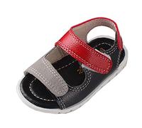 9-12 Months Small Letter Girls Boys Korean Shoes Sandals First Soft Sole Shoes 1#Red