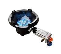 9/12 nozzle Single Propane Burner Stove,Cast Iron Portable Outdoor Burner,for Outdoor Wok Cooking(12 nozzle,NG)