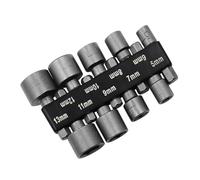 9/14Pcs Hexagonal Handle Power Nut Driver Drill Bit Hexagonal Socket Wrench Screws Sleeves Screwdriver Set Socket Mechanical