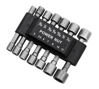 9/14Pcs Hexagonal Handle Power Nut Driver Drill Bit Socket Wrench Screws Sleeves Screwdriver Set Socket Joint Adapter Home Improvement Tool