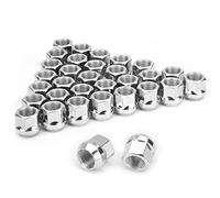 9/16-18 Lug Nuts, 32Pcs Open End Acorn Bulge Wheel Lug Nuts, Zinc Finish, 21mm Length for 2002-10 Ram 1500,Ram 2500 3500,Ram SRT,05-11 Dakota, 04-09 Durango,Hummer H1 and More Wheels