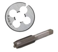 9/16" x 18 UNF Tap & Die Tungsten Steel Taper and 38mm Split Die