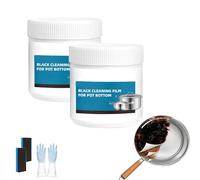 9.17oz Powerful Burnt Residue Remover Paste for Cookware,Stainless Steel Burnt Pot Cleaner,Pot Bottom Black Cleaner Film,Burnt Grease Remover for Pot and Pan Bottom Cleaner,For Cast Iron Pots (#2)