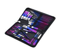 9/18 /30pcs Gradient Color Nail Clippers Manicure and Pedicure Tool Set - Includes Cuticle Nippers and Cutter Kit - Portable GRO,30,Piece Set