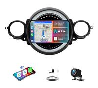 9" 2+64G Android 14 Car Stereo for BMW Mini Cooper R56 2007-2014 w/Wireless CarPlay Android Auto, Touch Screen Double Din Car Radio GPS Navi WiFi Bluetooth Mirror Link EQ FM Receiver RDS SWC