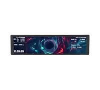9.2" Computer Temperature Display Secondary Screen, Dynamic Video Themes, Customizable Layouts for 10/11 Users (Black)