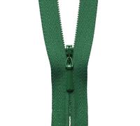 9"/ 23cm YKK Concealed Zip: Bottle Green