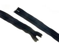 9" 23cm YKK Nylon Closed End Dress Zips Navy Blue - per Single Zip