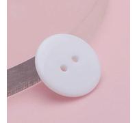 9-30mm Colorful Double Eye Bread Button Round Resin Sewing Buttons DIY Crafts Scrapbooking Multicolour Garment Accessories-white-20L 12.5 MM 100pcs