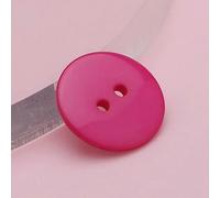 9-30mm Colorful Double Eye Bread Button Round Resin Sewing Buttons DIY Crafts Scrapbooking Multicolour Garment Accessories-Rose red-44L 28.0 MM 10pcs
