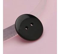 9-30mm Colorful Double Eye Bread Button Round Resin Sewing Buttons DIY Crafts Scrapbooking Multicolour Garment Accessories-black-36L 23.0 MM 30pcs