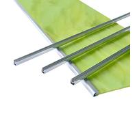 9/32" U-Channel Zinc Came for Stained Glass Works Framing, 3ft x 12 Strips Total 36ft.