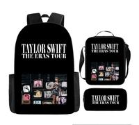 (9) 3pcs Taylor Swift Backpack 3D Printe Teens Shoulder Bags