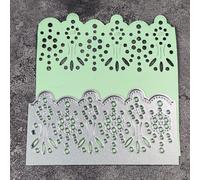 9.3x4.7cm Greeting Card Pattern Lace Cutting Dies Cut Stencils for Card Making Scrapbook Album Decoration,Embossing Stencil Template