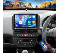 9" 4+64G Android 14 Car Stereo for Fiat Doblo 2010-2015, for Opel Combo 2011-2018 IPS Touchscreen 2 Din Car Radio Receiver w/Carplay Android Auto GPS Navigation Bluetooth BT SWC Backup Camera Mic