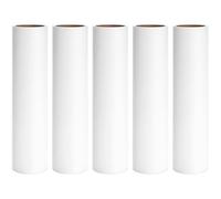 9.45 inch Large Lint Roller Refills Compatible with Delomo PetLovers and Other 9.4'' - 9.5'' Large Lint Rollers for Carpet Floor Pet Hair Remover Refill 60 Sheets per Roll 5 Pack Total 300 Sheets